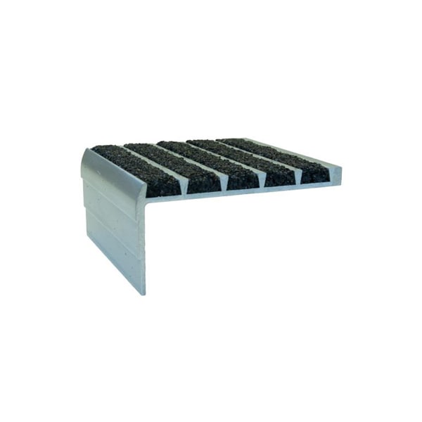 Supergrit 3" Stair Nosing 5'0" Black-Drilled - 132-BLA5