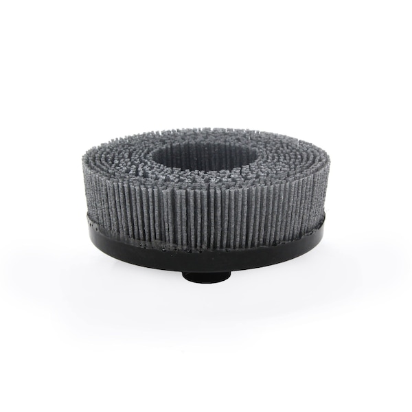 Nampower Brush AHX4120 Hex-Drive NAMPOWER, 4"Diameter, 1" Trim With .028/120 Grit Silicon Carbide Abrasive Nylon - AHX4120
