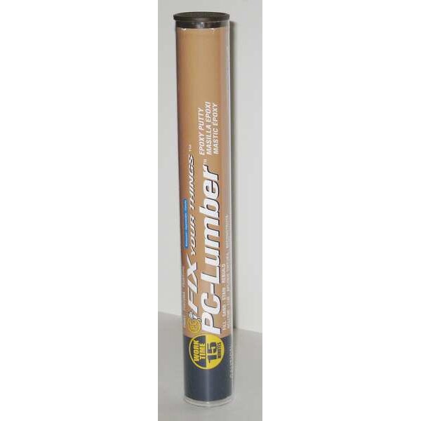 Pc Products Putty, 2 oz Container Size, Tube, PC-Lumber, Brown/White - 045770