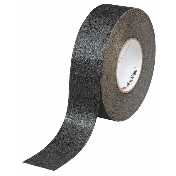 3M Anti-Slip Tape Aluminum Foil 60 Grit Size, Black, 2" W x 60 ft. L, 36 mil Thick - 510