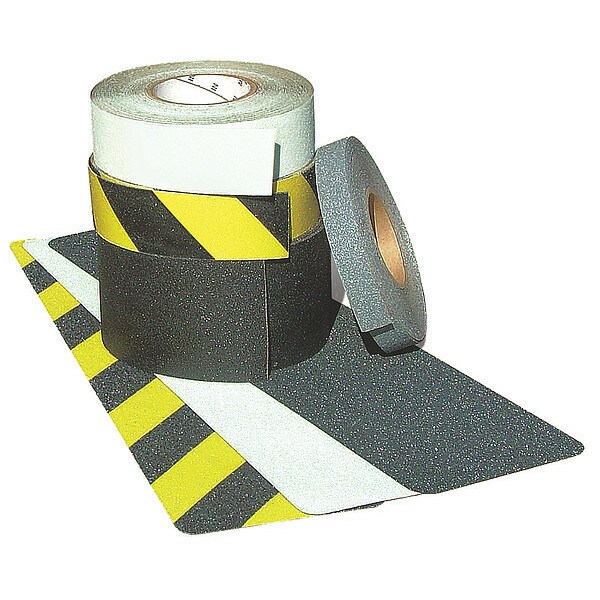 Wooster Products Anti-Slip Tape Polyurethane 46 Grit Size, Black, 3/4" W x 60 ft. L, 42 mil Thick - GRAN13650