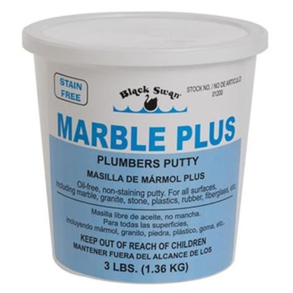 Black Swan Black Swan Manufacturing 139219059 9 oz 01190 Marble Plus Plumbers Putty - 139219059