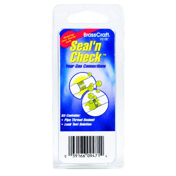 Seal-N-Check Seal-N-Check Clear Gas Connector Sealant Kit - PS1087