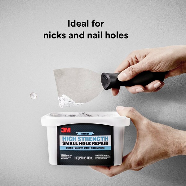 3M High Strength Small Hole Repair, 32 oz, 4PK - SHR-32-BB