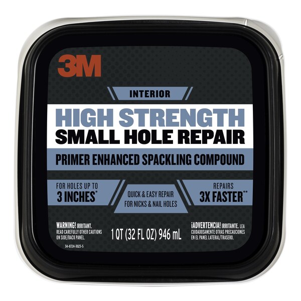 3M High Strength Small Hole Repair, 32 oz, 4PK - SHR-32-BB
