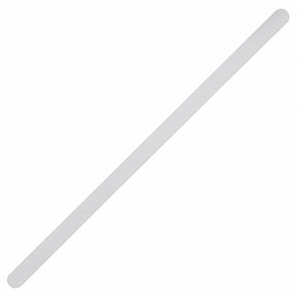 Jessup Flex Track Fine Grade Anti Slip Strip Vinyl, Adhesive: Acrylic White, 3/4" W x 17-1/2" L, 0.027" Thick - 4100-.75X17.5-8