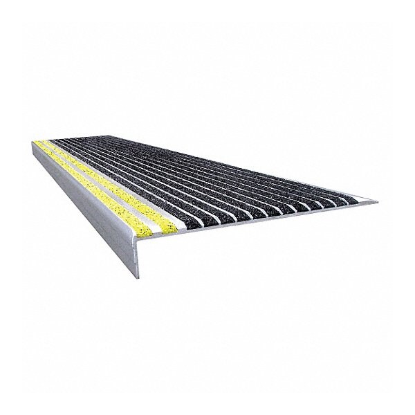Stairmaster 9" Stair Tread 3'0" Yellow-Black - 500-YB3