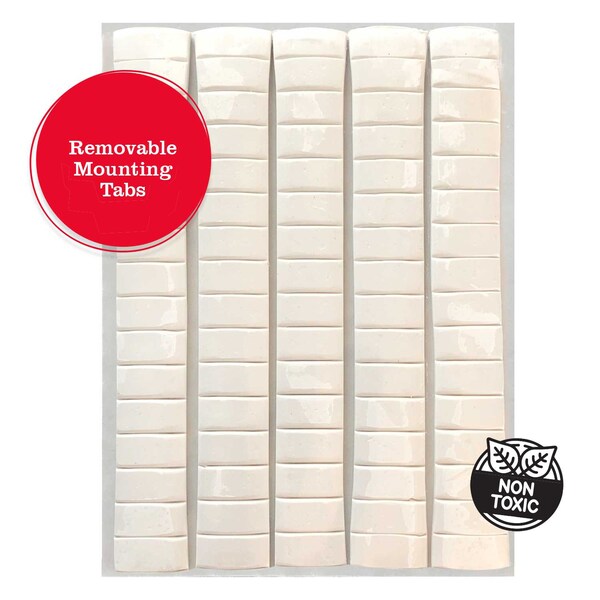 Stikkiworks StikkiTack, White, 2 oz./80 Tabs Per Pack, 12 Packs, 960PK - ST-80W