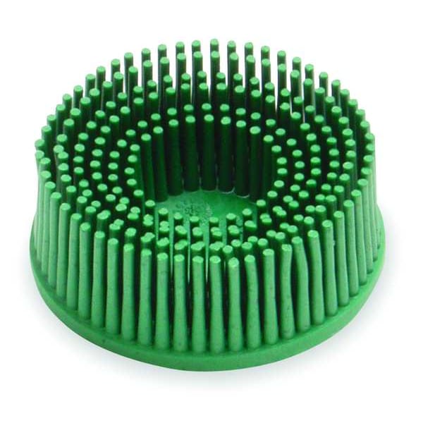 Scotch-Brite Bristle Disc, 1 In Dia, 5/8 In Trim, 50G - 7000000740