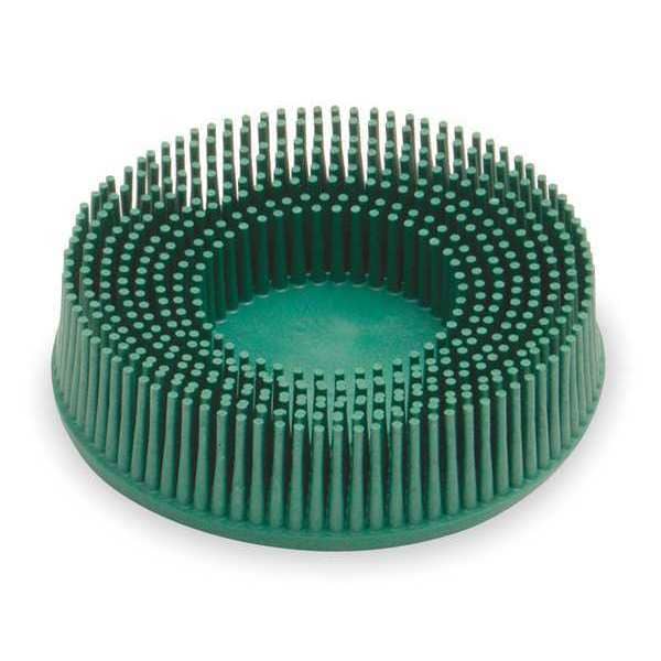 Scotch-Brite Tapered Bristle Disc, 3 In Dia, 50G - 7000000745