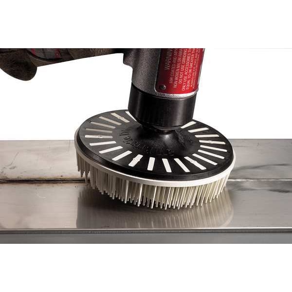 Scotch-Brite Bristle Disc, 4.5 In Dia, 3/4 In Trim, 120G - 61500139037