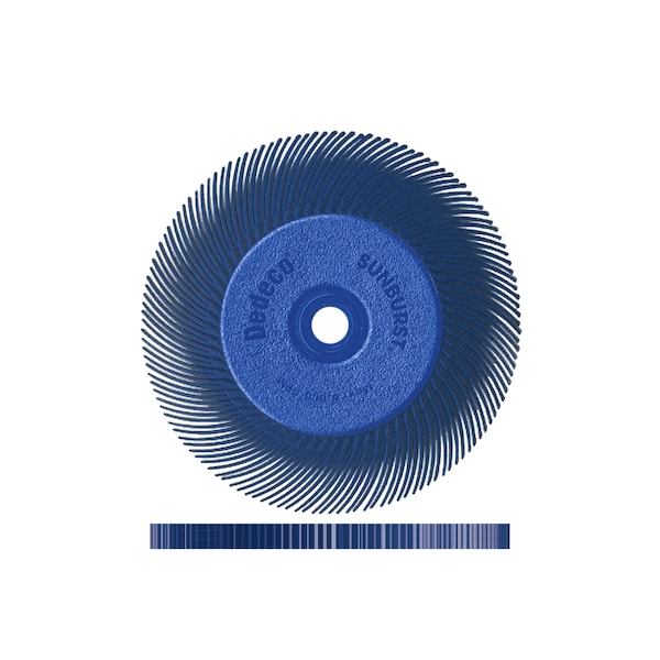 Dedeco SUNBURST 6'' X 1/2'' TC BLUE 400 GRIT (A/O) 1/UNIT - 1881