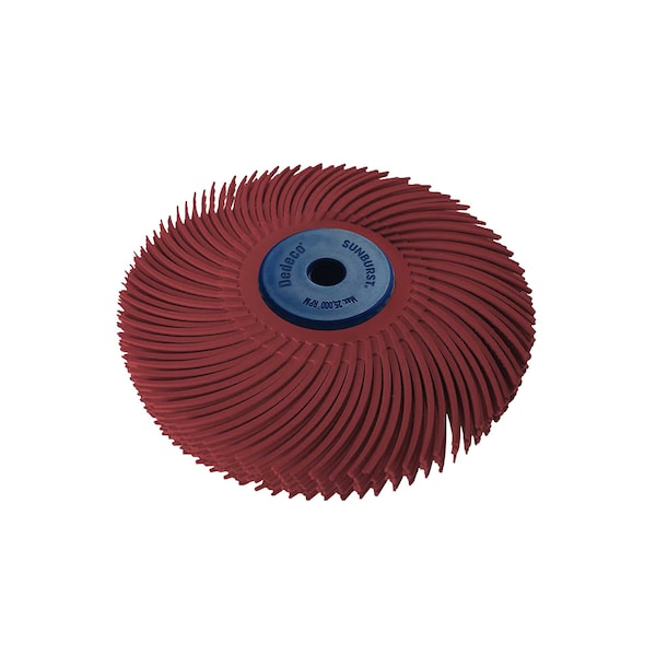 Dedeco SUNBURST 3'' TC 6-PLY RED 220 GRIT (A/O) 1/UNIT - 1343