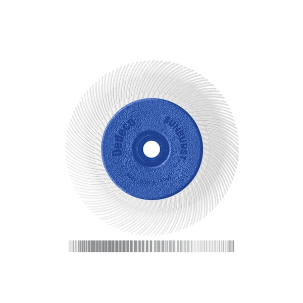 Dedeco SUNBURST 6'' X 1/2'' TC WHITE 120 GRIT (A/O) 1/UNIT - 1879