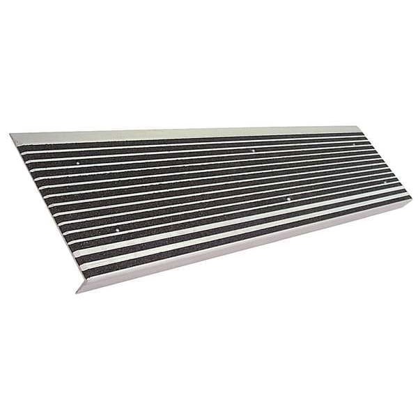 Wooster Products Stair Tread Cover Extruded Aluminum Black, 42 in W x 9/32" Thick - 511BLA3-6