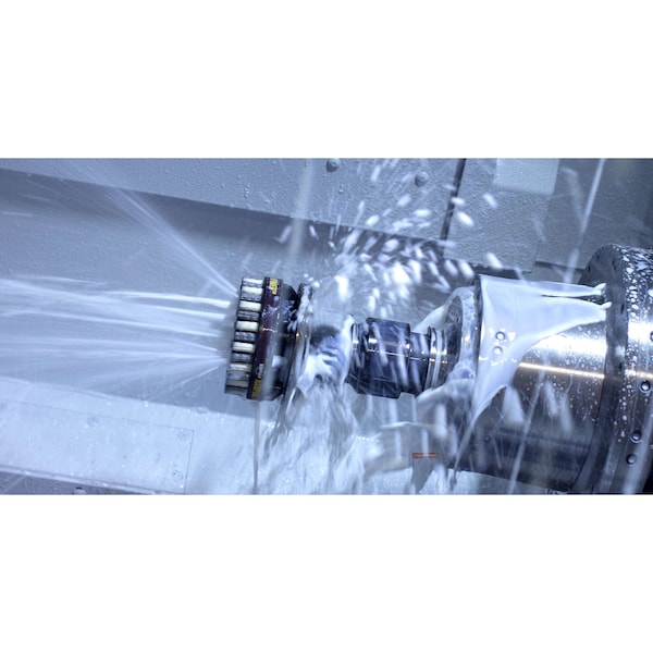 Nampower Brush ADH16P-NAMPOWER Abrasive Disc Brush Holder-Standard Collet Flow Thru, 16MM Plain - ADH16P