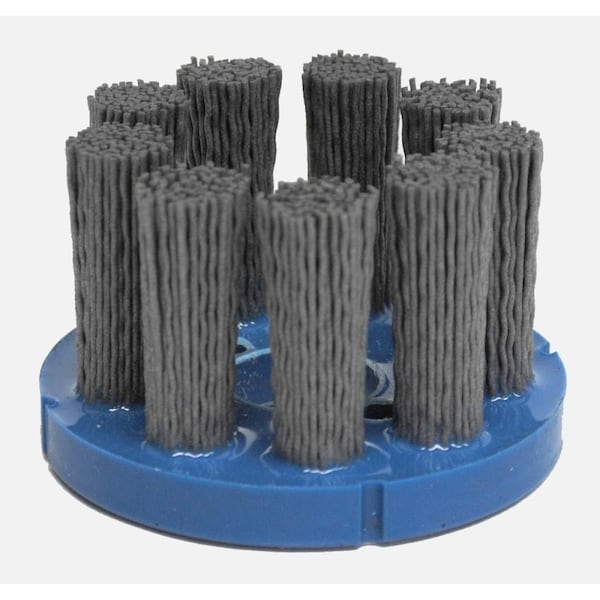 Weiler 3" Nylox Disc Brush Crimped Filament .040/120SC Fill 7/8" Arbor Hole - 85778