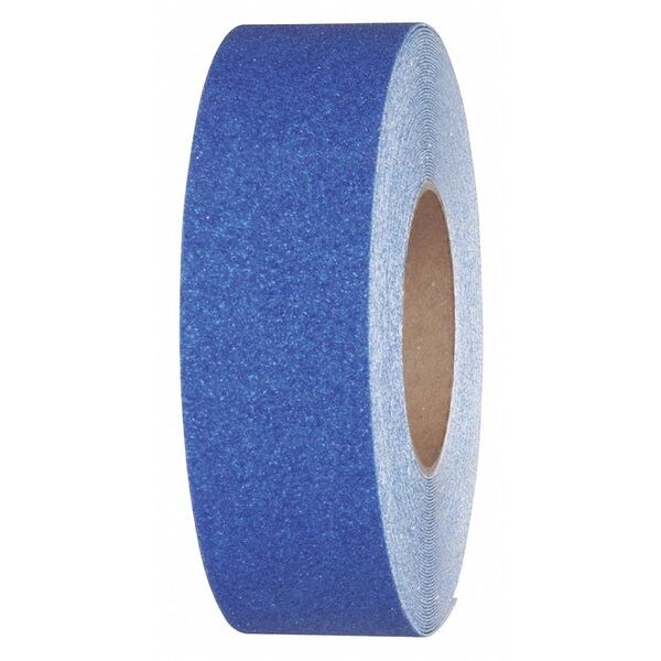 Jessup Safety Track Commercial Grade Anti Slip Grit Roll Aluminum Oxide, Adhesive: Acrylic Dark Blue, 2" W x 60 ft. L - 3325-2