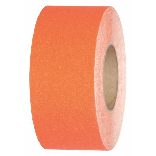 Jessup Safety Track Commercial Grade Anti Slip Grit Roll Aluminum Oxide, Adhesive: Acrylic Safety Orange, 3" W x - 3320-3