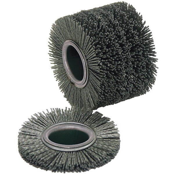 Cs Unitec Bristle Wheel, 4in dia x 1in - 46102N