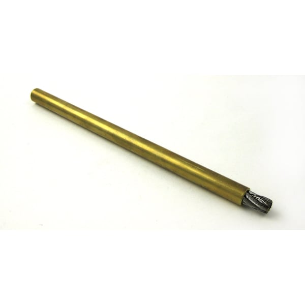 Brush Research Manufacturing DEB2 Deep Well End Brush. .250" Dia., .017SS, .375" Trim Length, .375" Shank Diameter - DEB2
