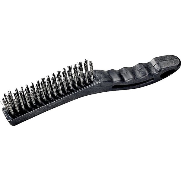 Prosource Wire Brush, Metallic Bristle, 3/4 in W Brush, 9-3/4 in OAL - SJ3134