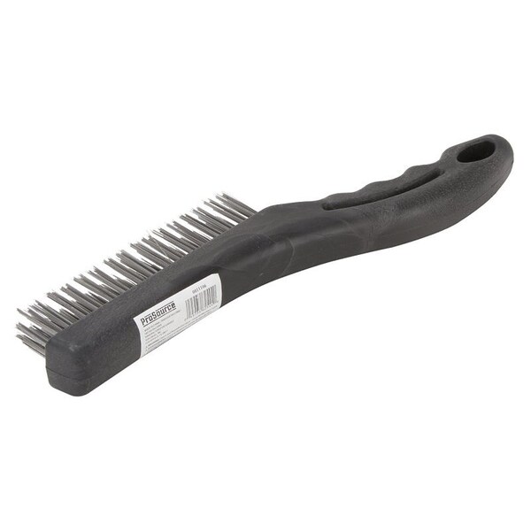 Prosource Wire Brush, Metallic Bristle, 3/4 in W Brush, 9-3/4 in OAL - SJ3134