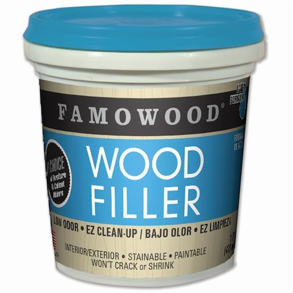 Eclectic Products 1 Pt Natural Famowood Water-Based Latex Wood Filler - 40022126