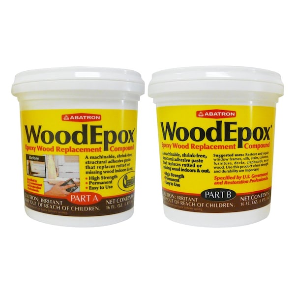 Abatron Abatron WoodEpox Beige Epoxy Wood Filler Kit 2 pt - WE2PKR