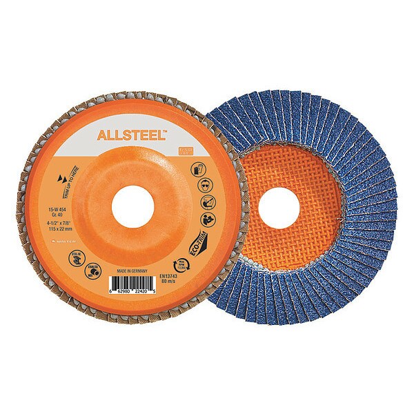 Walter Surface Technologies Allsteel Wire Brush Crimped Cup 3" - Steel - 13W301