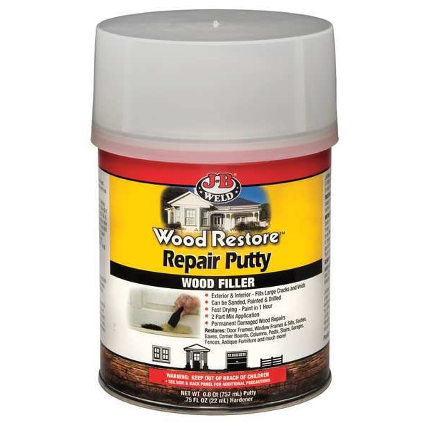 J-B Weld Putty 32 oz Size, Can Taupe Wood Restore - 40004