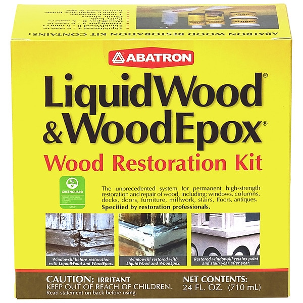 Abatron Repair Kit, Box, LiquidWood and WoodEpox, Clear/White - WRK6OR