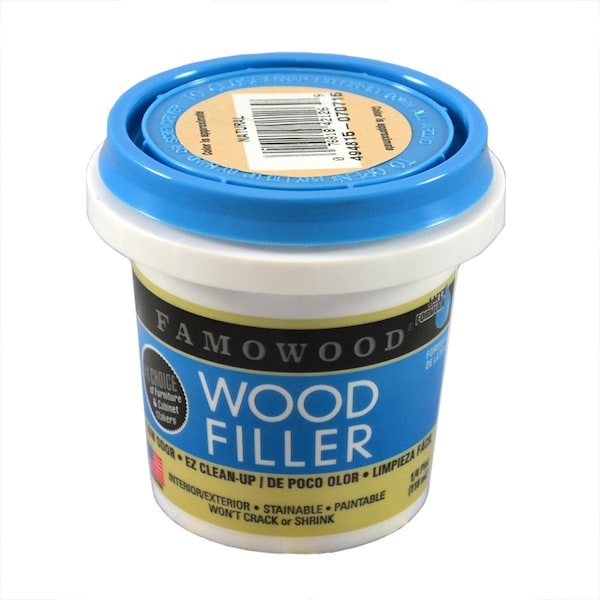 Eclectic Products 1/4 Pt Natural Famowood Water-Based Latex Wood Filler - 40042126
