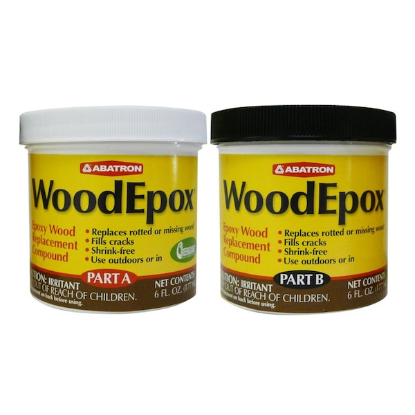 Abatron Abatron WoodEpox Beige Epoxy Wood Filler Kit 12 oz - WEAB6OR