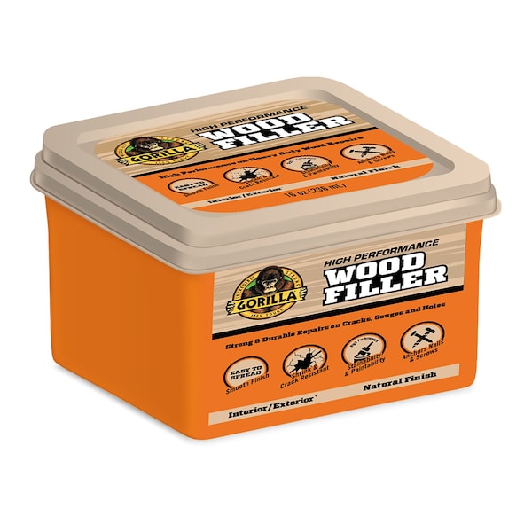 Gorilla Glue Gorilla Natural Wood Filler 16 oz - 107103