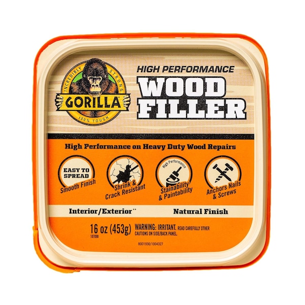 Gorilla Glue Gorilla Natural Wood Filler 16 oz - 107103