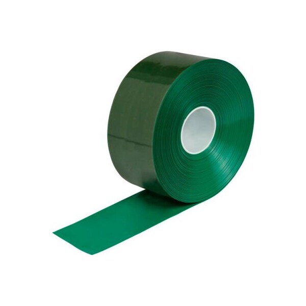 Brady Brady ToughStripe Max Floor Marking Tape, Vinyl, 4W x 100'L, Green - 149646