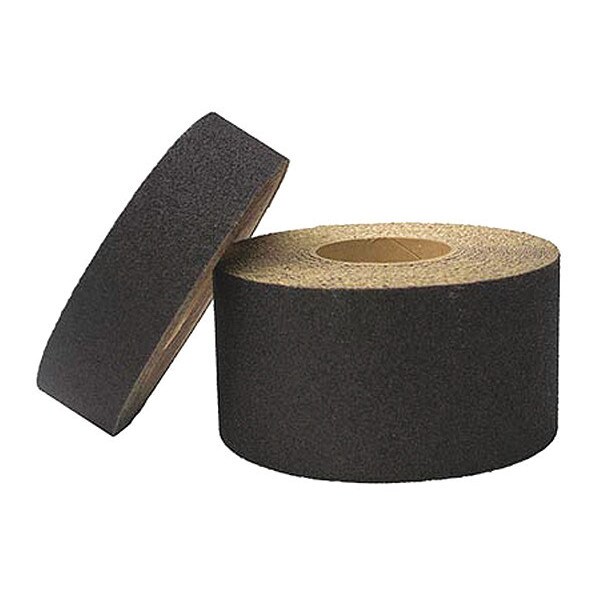 Master Stop Tape, Anti-Slip, 2"X60ft, Fine Grit Blk, PK6 - 88227