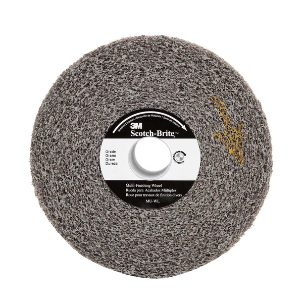 Scotch-Brite Multi-Finishing Convolute Wheel, 2S Fine, 8 in x 2 in x 3 in, 2PK - MU-WL