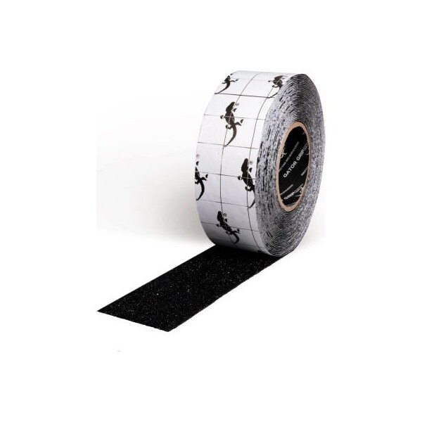 Top Tape And Label Gator Grip Coarse Grit Anti-Slip Tape, Black, 2"W x 50'L Roll, SG6502B - SG6502B