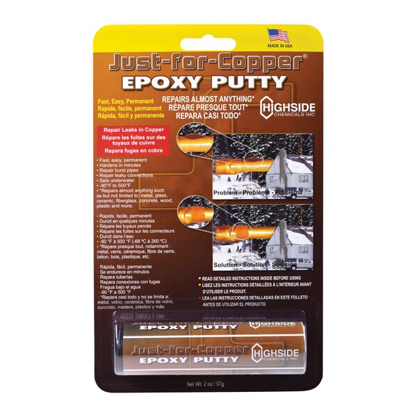 Just For Copper Highside Chemicals Just for Copper High Strength Amber Epoxy 2 oz - 31057