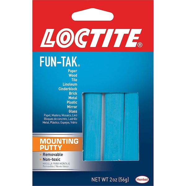 Loctite Loctite Fun-Tak Low Strength Synthetic Rubber Blue Mounting Putty 2 oz - 1087306
