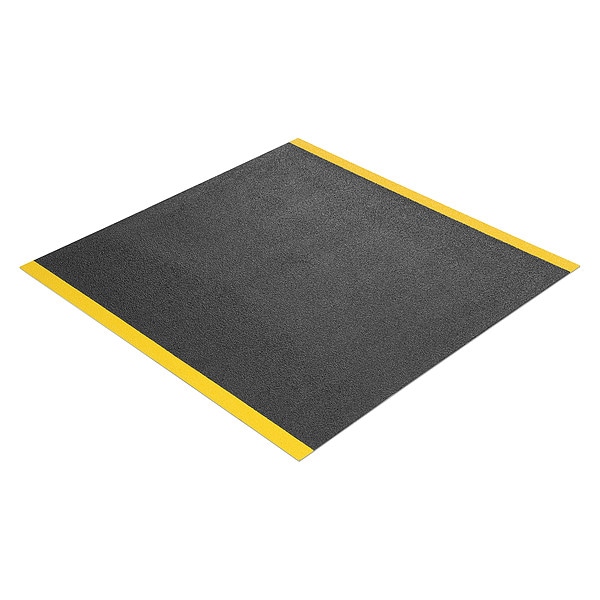 Pig Traction Mat Black, 4 ft W x 4 ft L, 3/16 in Thick - FLM5002-BWY