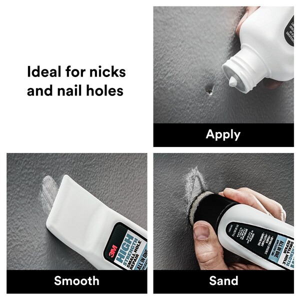 3M High Strength Small Hole Repair, All-in-One Applicator Tool, 6PK - SHR-3-AIO