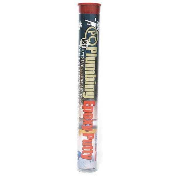Pc Products Plumbing Epoxy Putty, 4 oz Container Size, Tube, PC-Plumbing, Gray/Tan - 045596