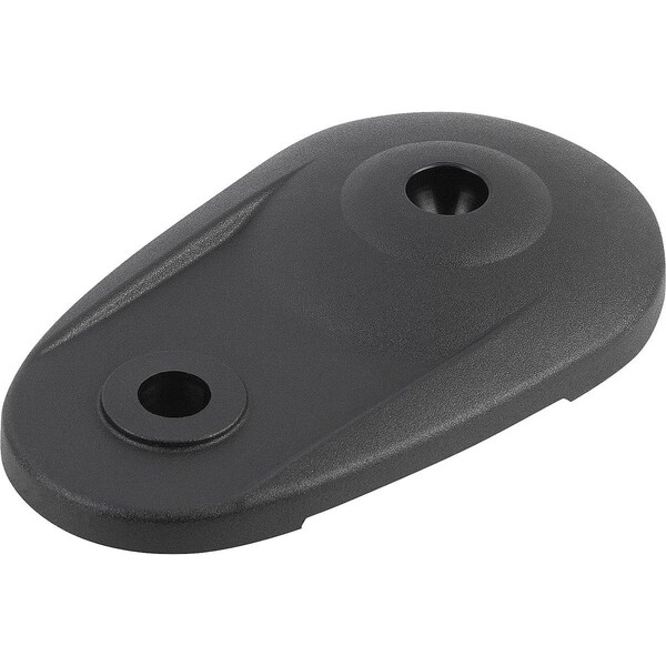 Kipp Plate With Extension, Form:D Thermoplastic, Anti-Slip Plate - K0654.40803
