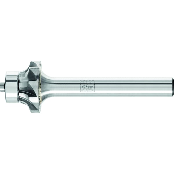 Pferd Bearing Carbide Bur - EDGE Cut 1/8" Radius - 5/8" x 1/8", 1/4" Shank - 25150