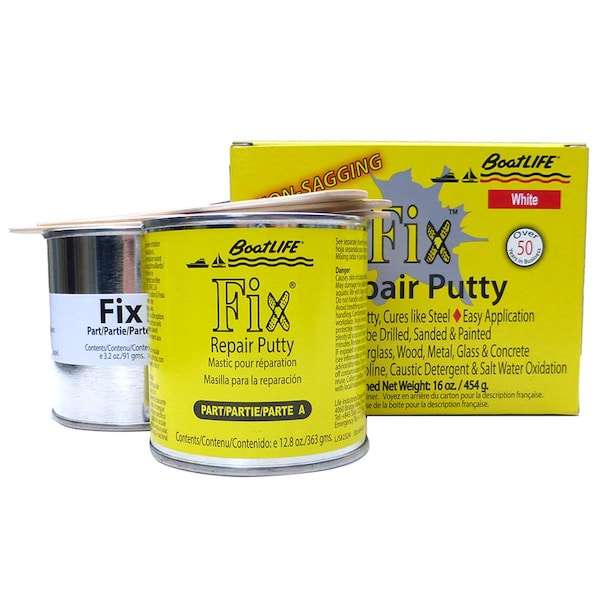 Boatlife Fix Repair Putty, White - 16 oz - 1196