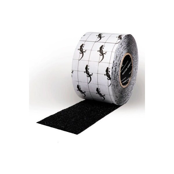 Top Tape And Label Gator Grip Coarse Grit Anti-Slip Tape, Black, 4"W x 50'L Roll, SG6504B - SG6504B