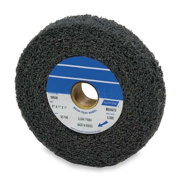Norton Abrasives Convolute Wheel, Clean/Finish, 6x2x1, FN - 66261058509